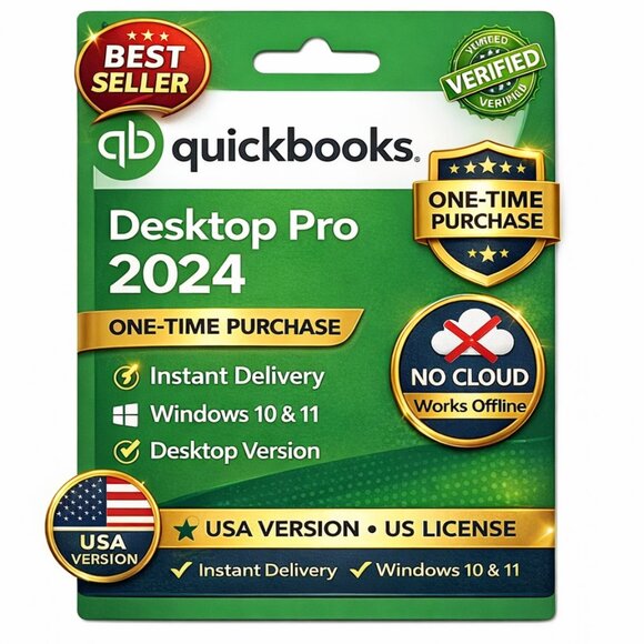 QuickBooks Desktop Pro 2024Windows Accounting Software